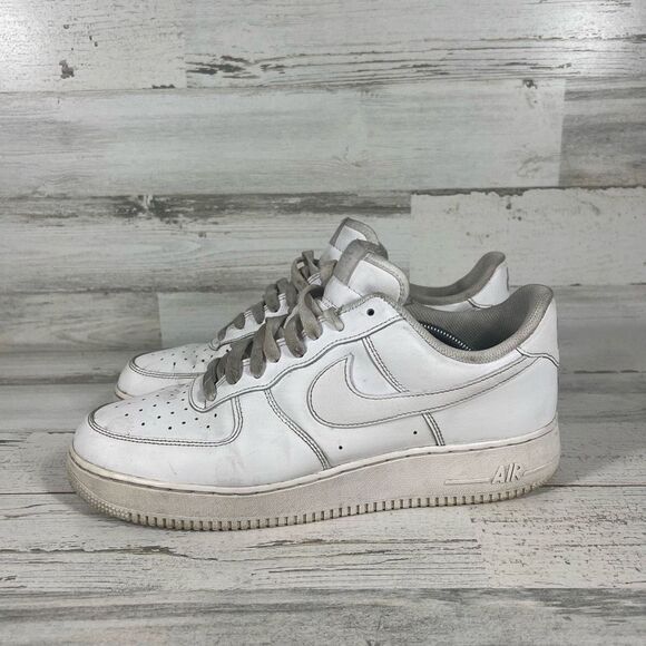Nike Men's Air‎ Force 1 LE Low Triple White Sneakers DH2920-111 Size 12 US - Picture 2 of 8